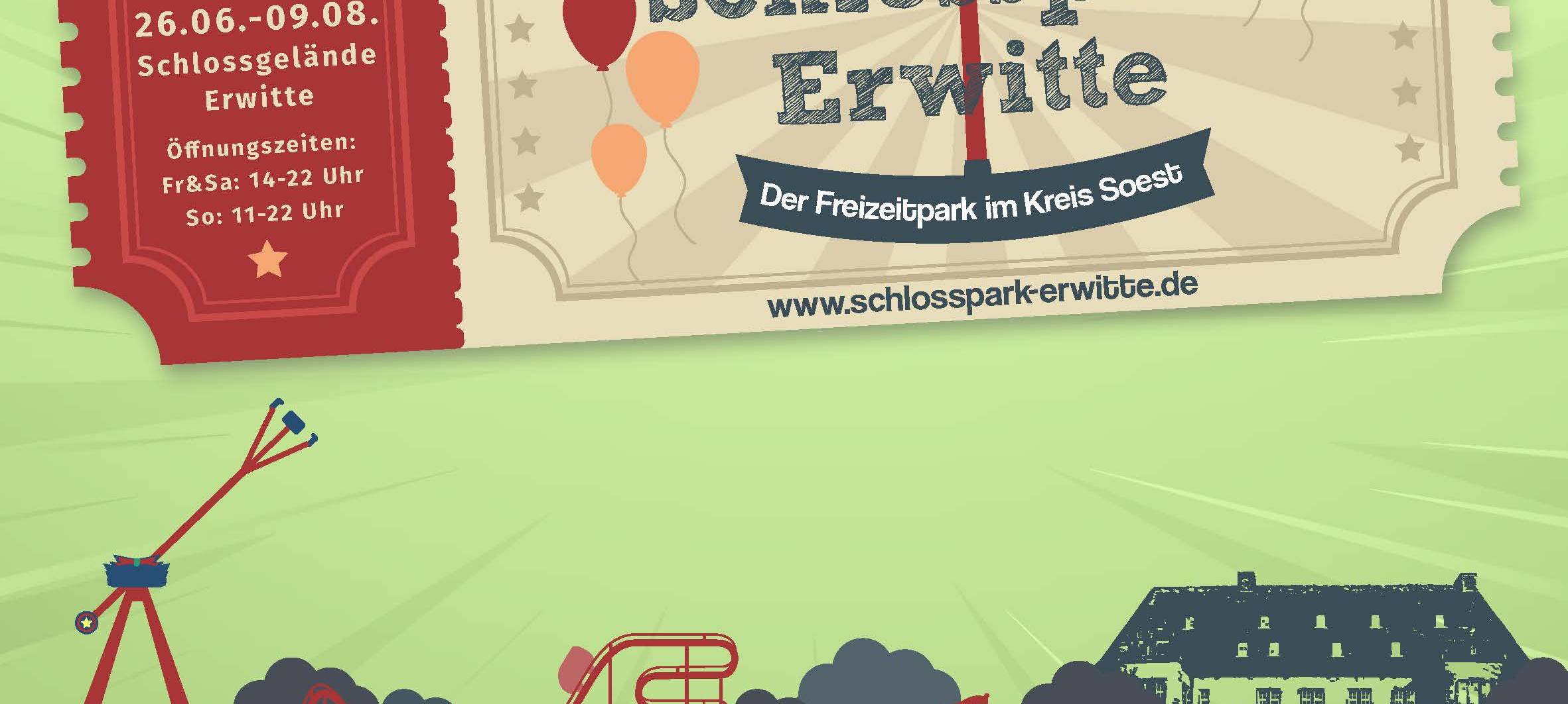 Schlosspark Erwitte - der temporäre Freizeitpark im Kreis Soest