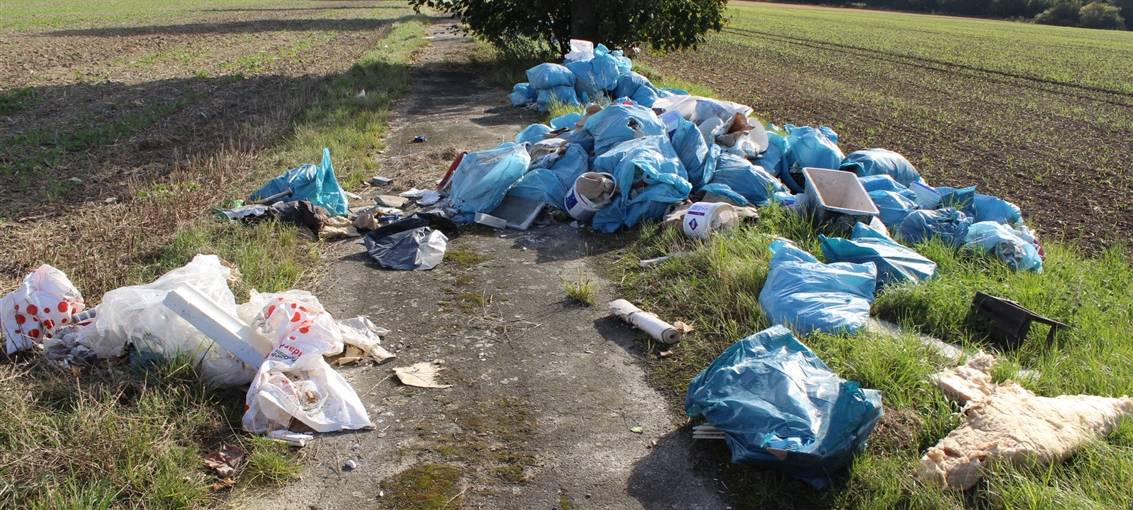 Bauschutt illegal entsorgt