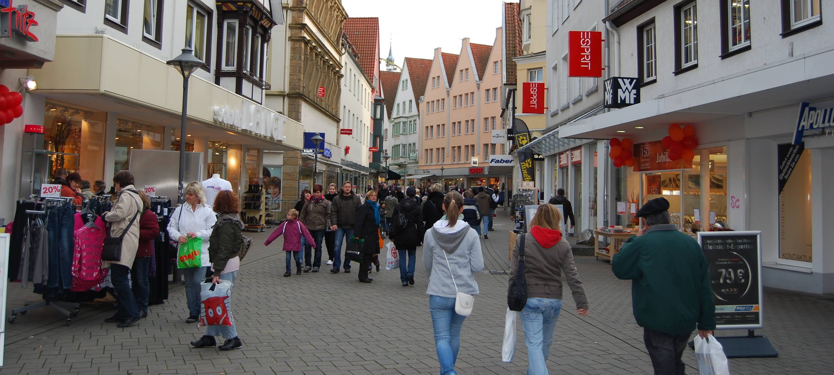 Fußgängerzonen im Kreis Soest im Wandel