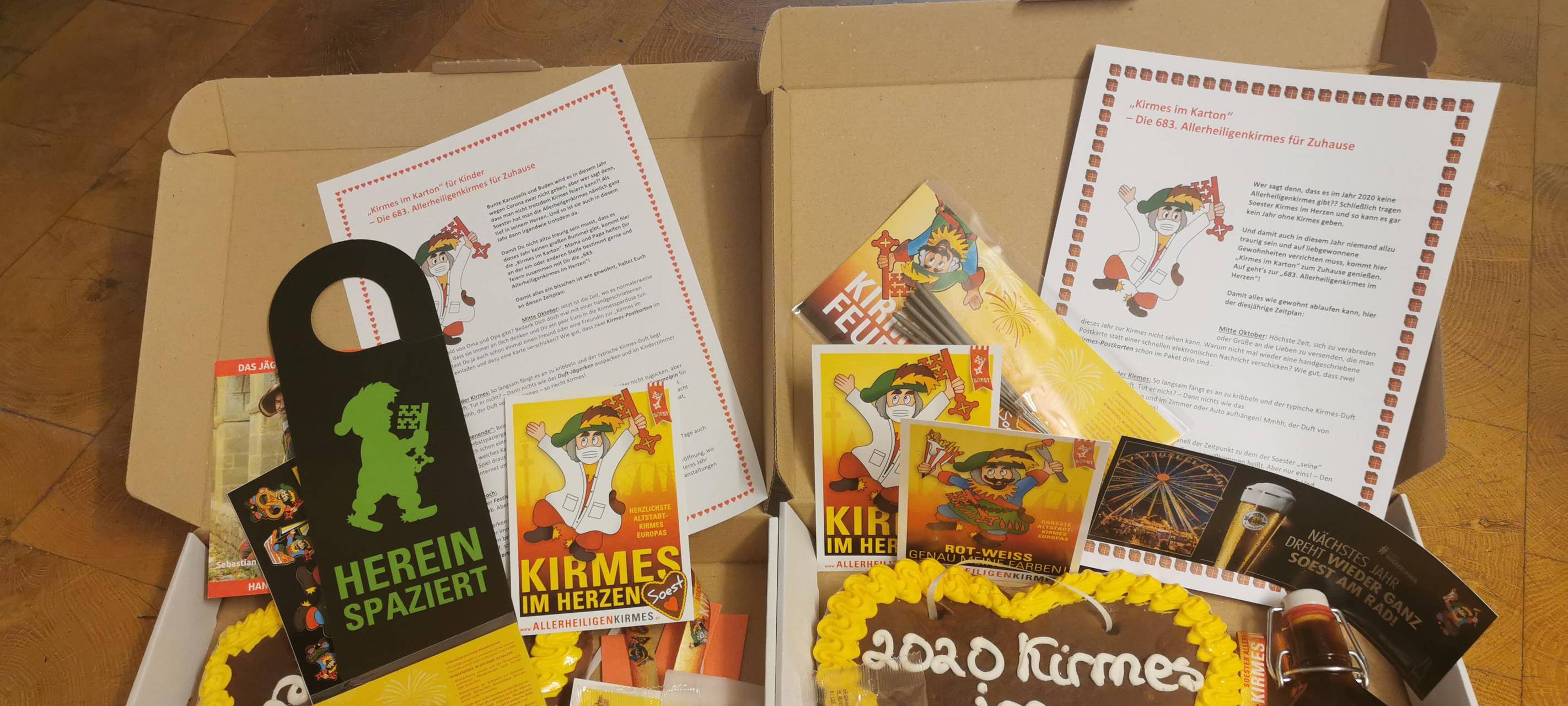 Kirmes im Karton zum Mitnehmen