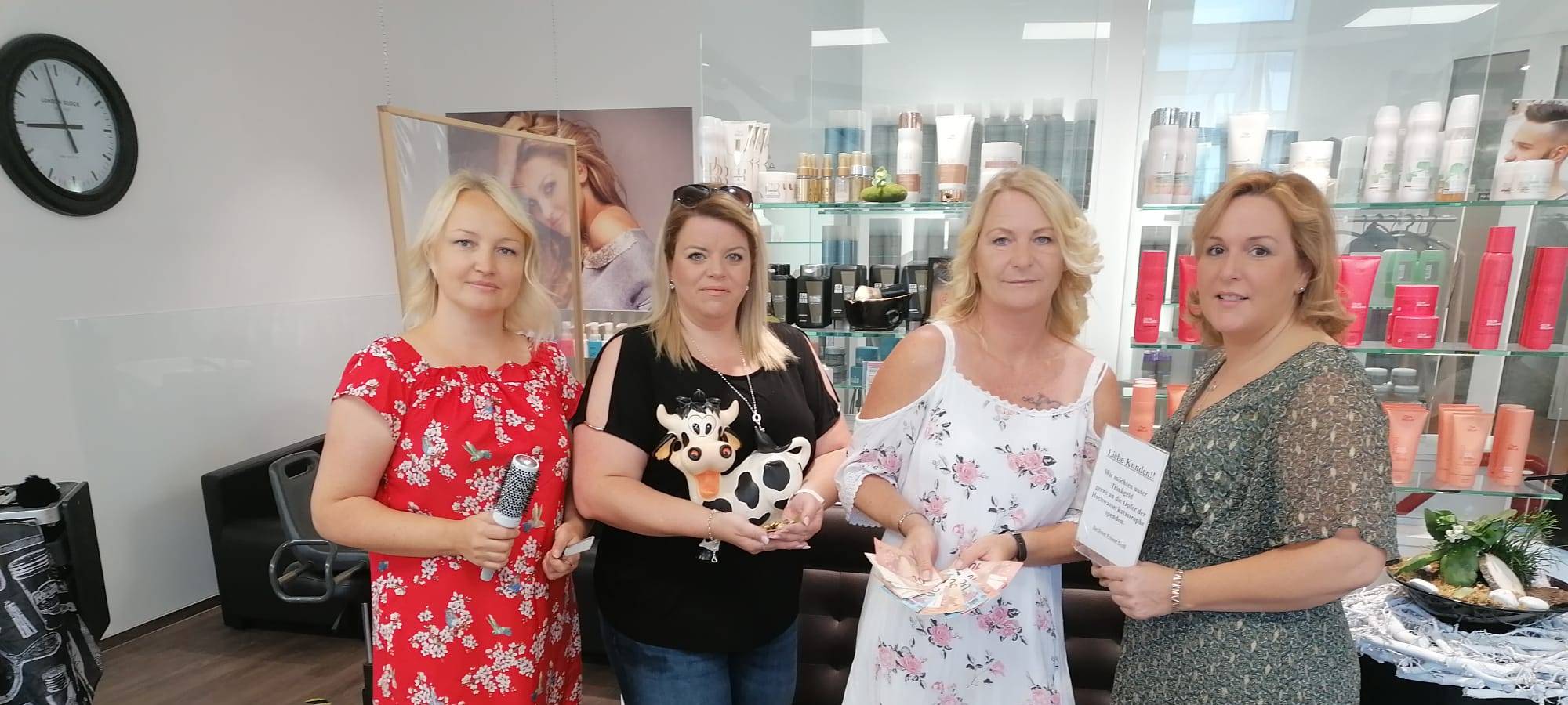 Friseur Grell aus Soest spendet für Flutopfer