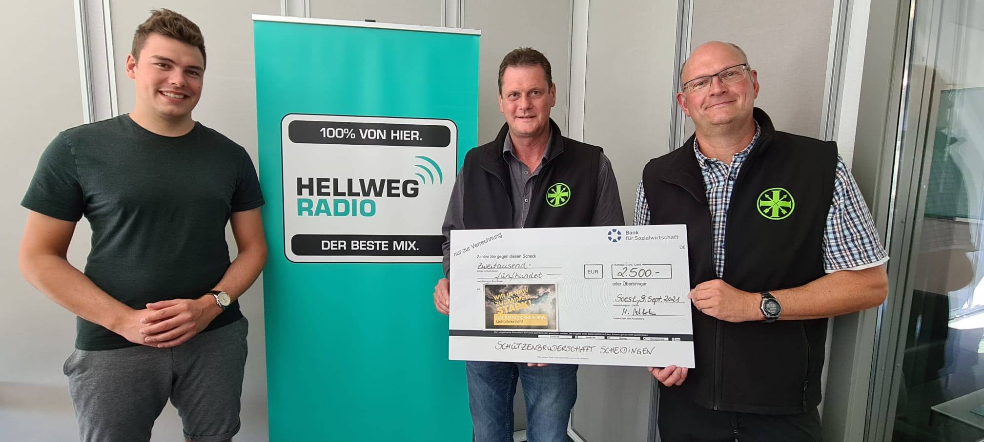 Schützenbruderschaft Scheidingen für Flut-Opfer