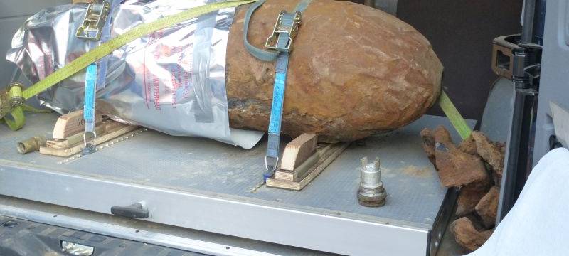 Überprüfung von Bombenfund in Soest