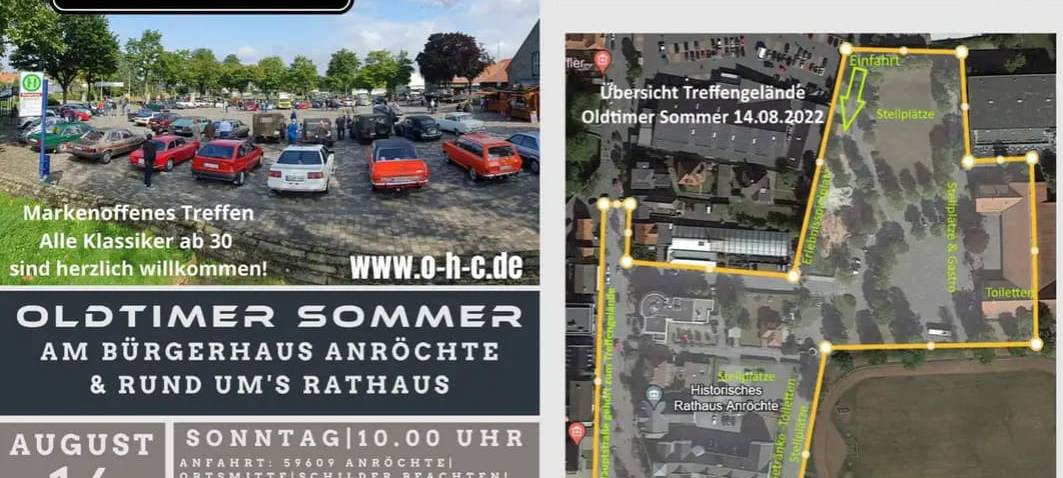 Oldtimer Sommer am Bürgerhaus Anröchte