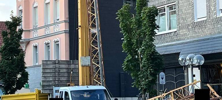 Unfall auf Baustelle in Lippstadt