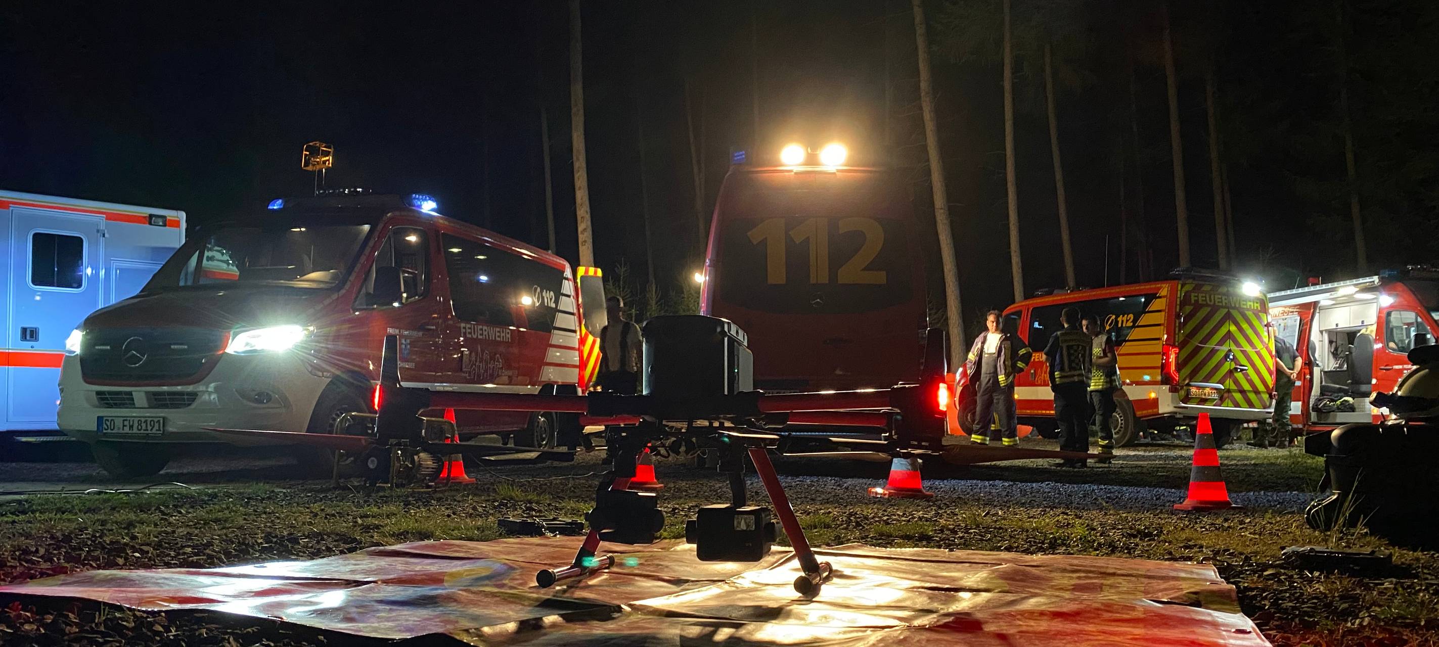 Waldbrand am Möhnesee gelöscht