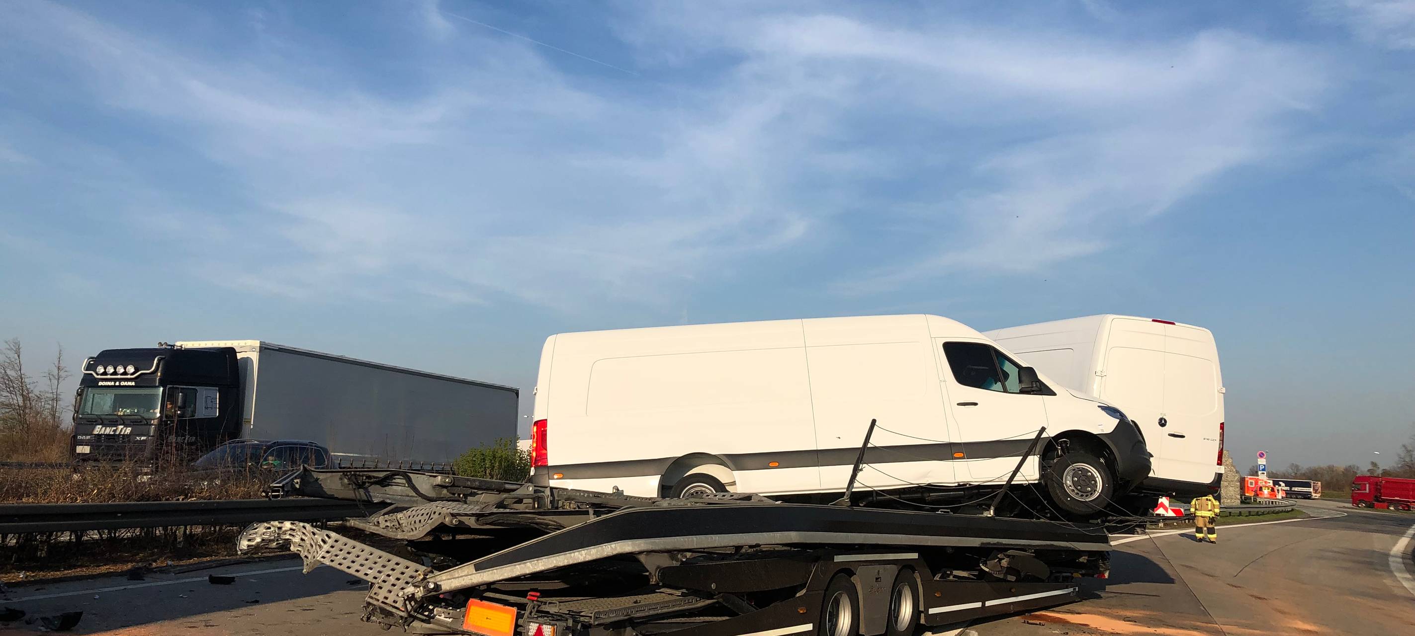 LKW-Unfall auf der A44 Richtung Kassel