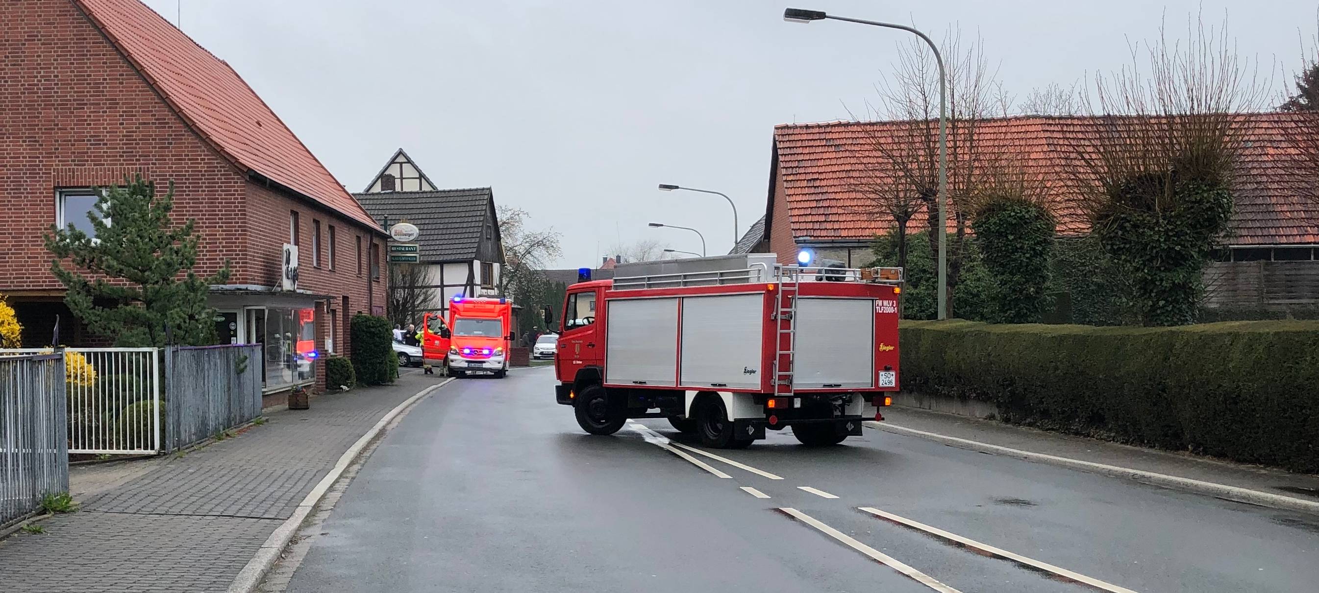 Feuerwehreinsatz in Welver-Dinker