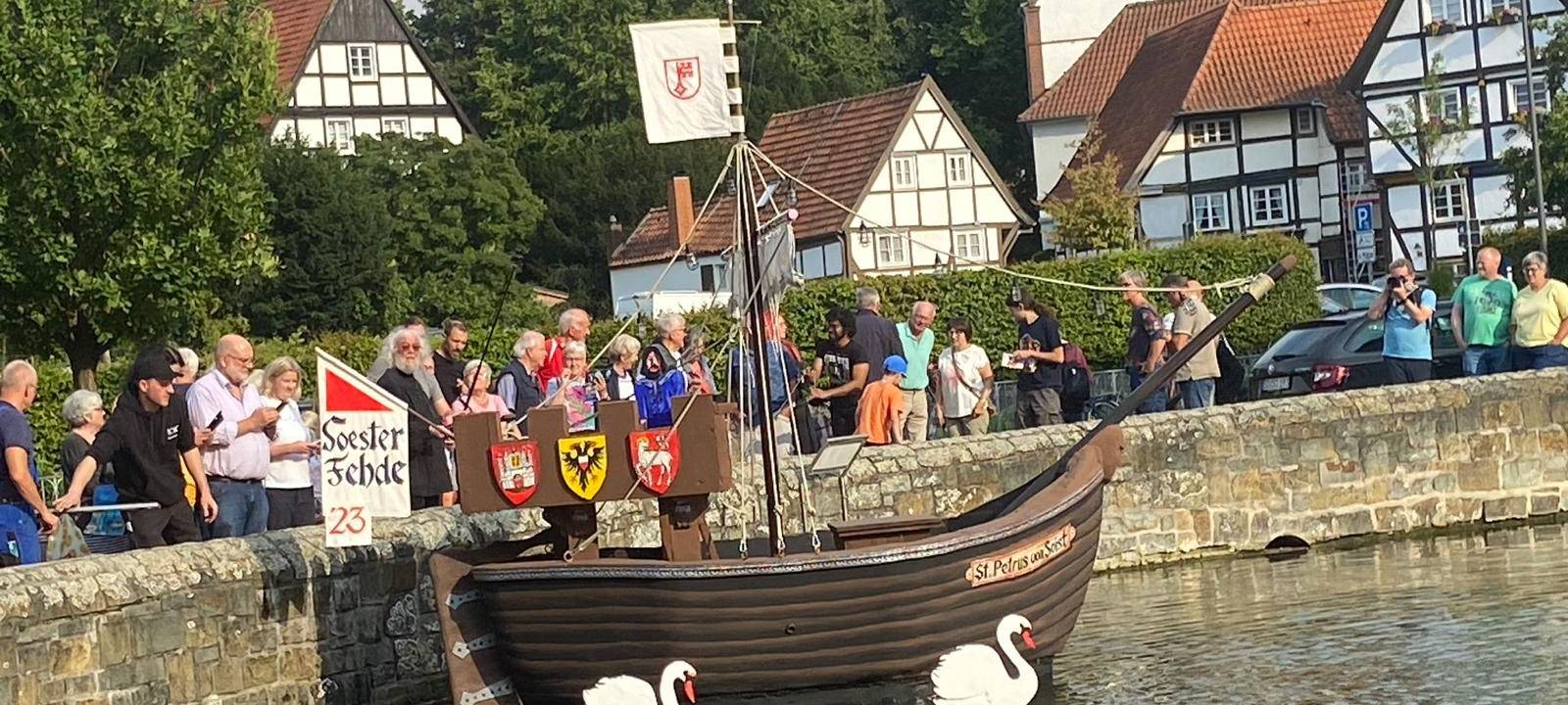 Hansekogge Großer Teich Soest