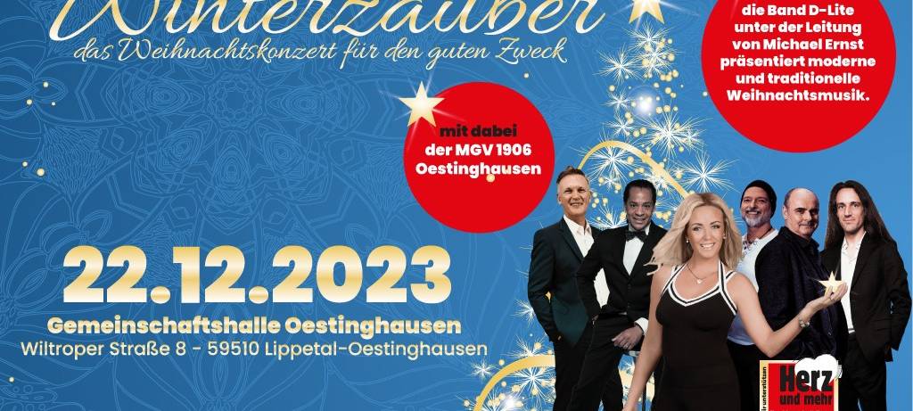 Winterzauber 2023 Weihnachtskonzert für den guten Zweck