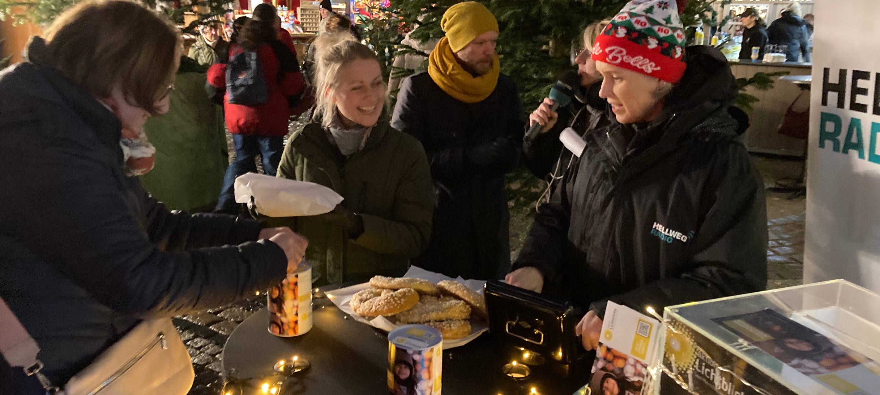 Hellweg Radio auf dem Lippstädter Weihnachtsmarkt