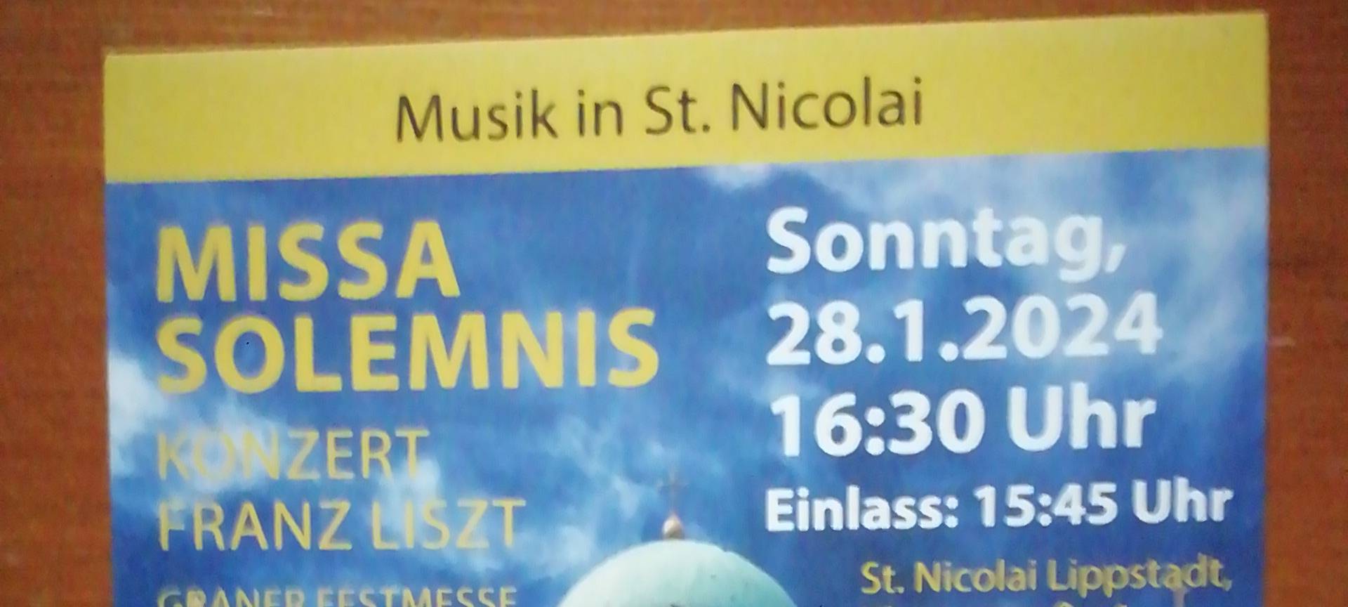 Missa solemnis Franz Liszt