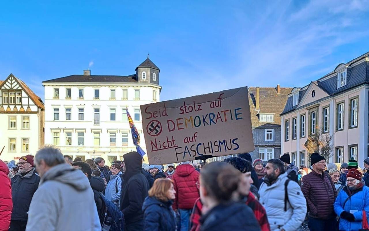 Kundgebung in Soest: Demo gegen AfD-Abend