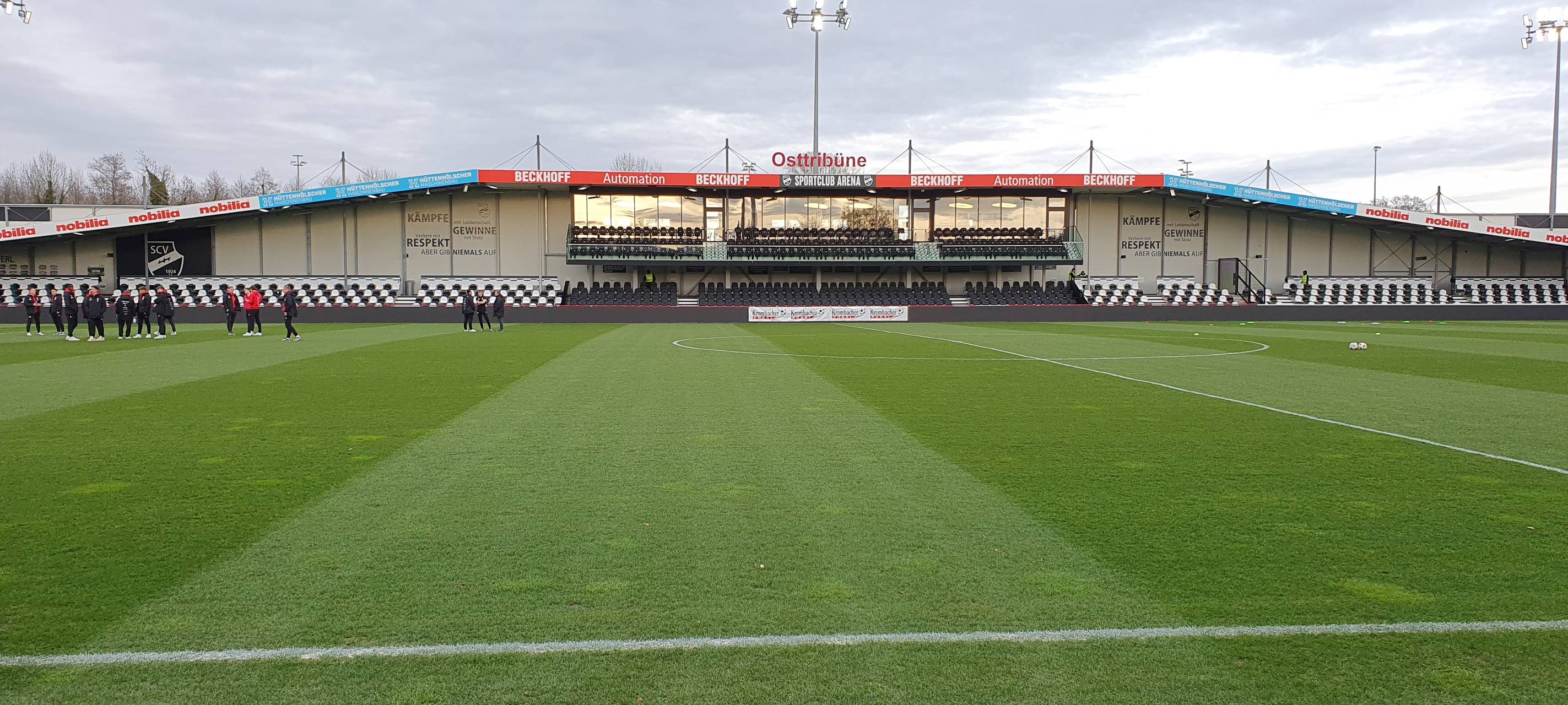 Westfalenpokal-Halbfinale zwischen dem SC Verl und dem SV Lippstadt in der Saison 2023/24.