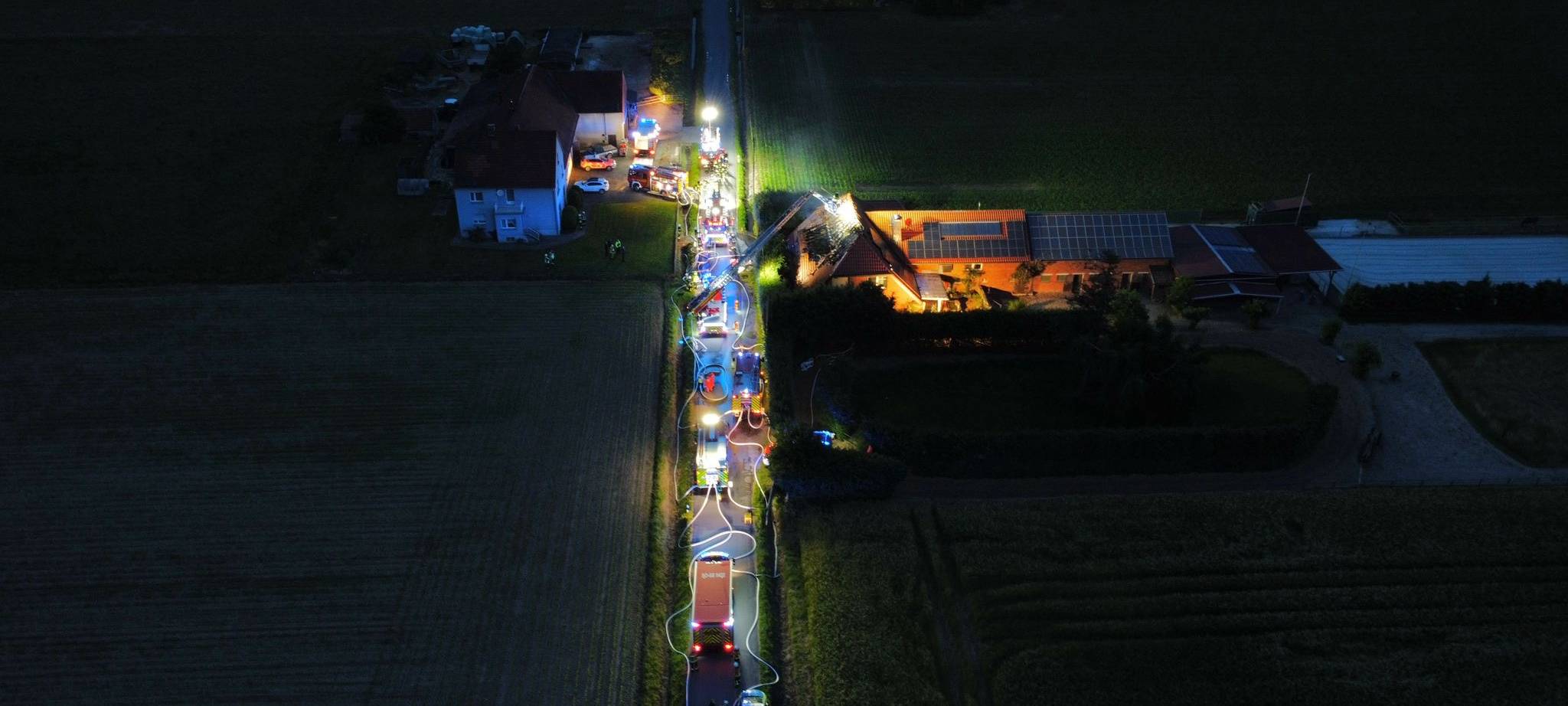 Großbrand in Geseke