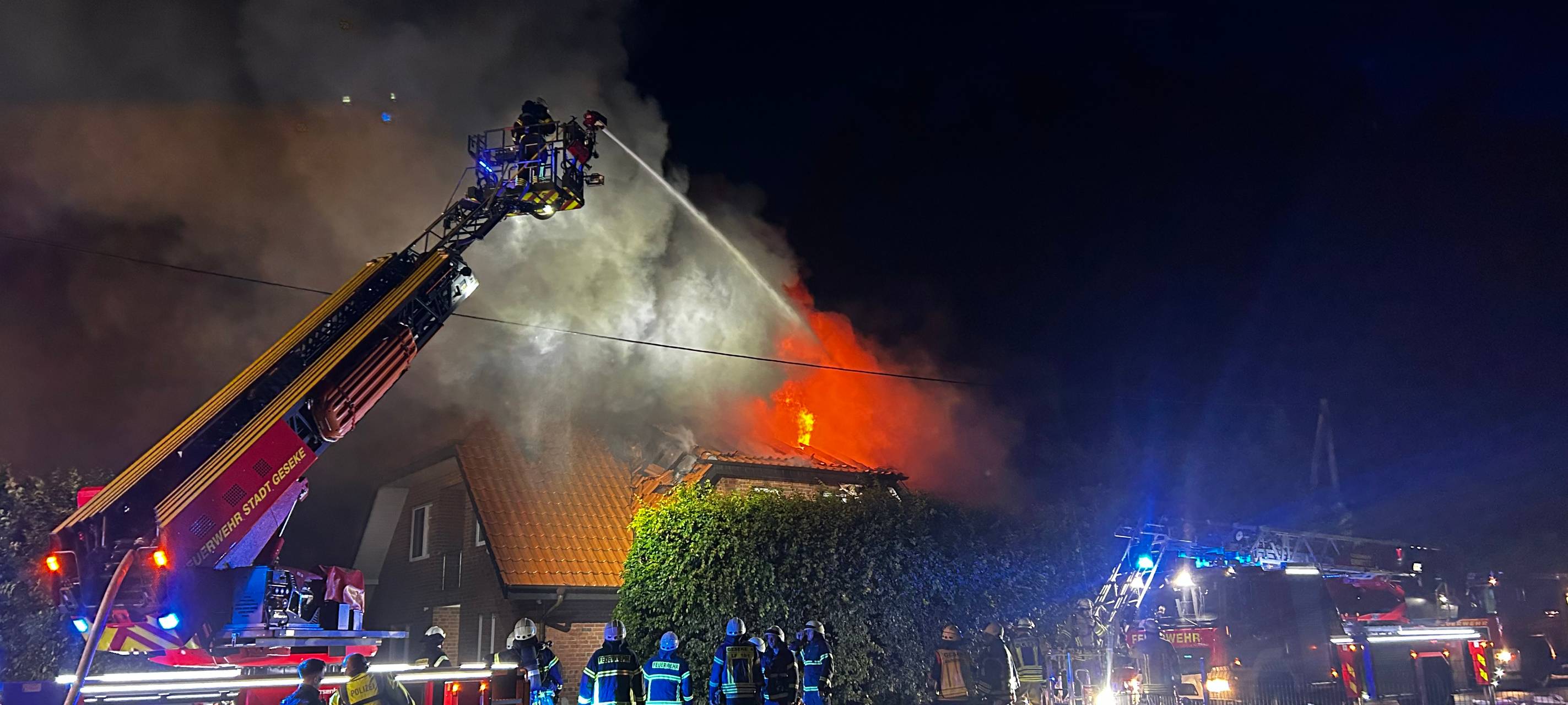 Großbrand in Geseke