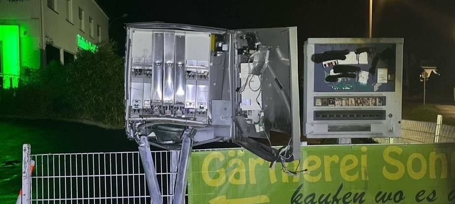 Lippstadt: Drei weitere Zigarettenautomaten gesprengt