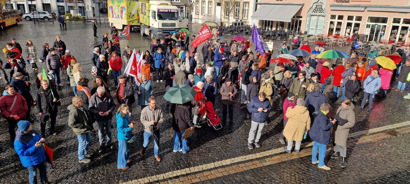 Demo in Lippstadt gegen Gewalt an Frauen