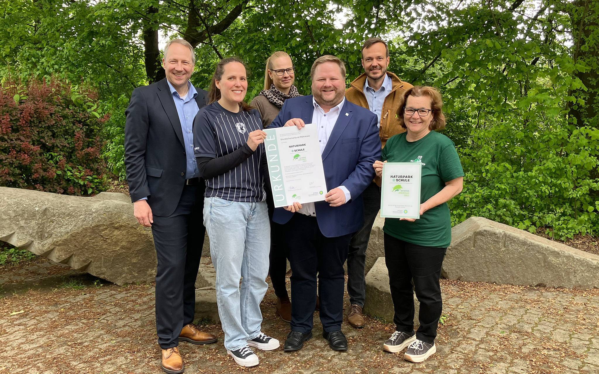 Grundschulverbund Möhnesee ist Naturpark-Schule