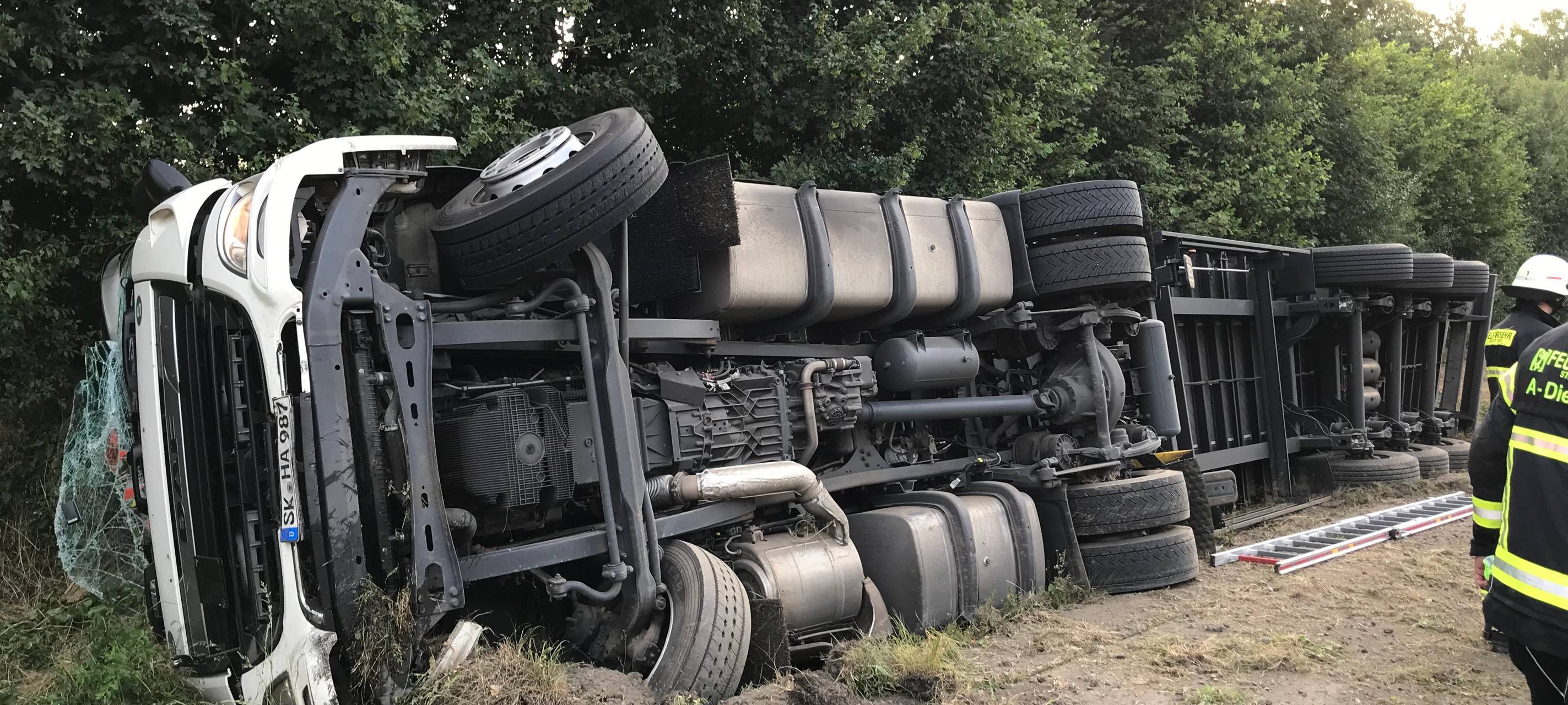 LKW-Unfall auf der A44