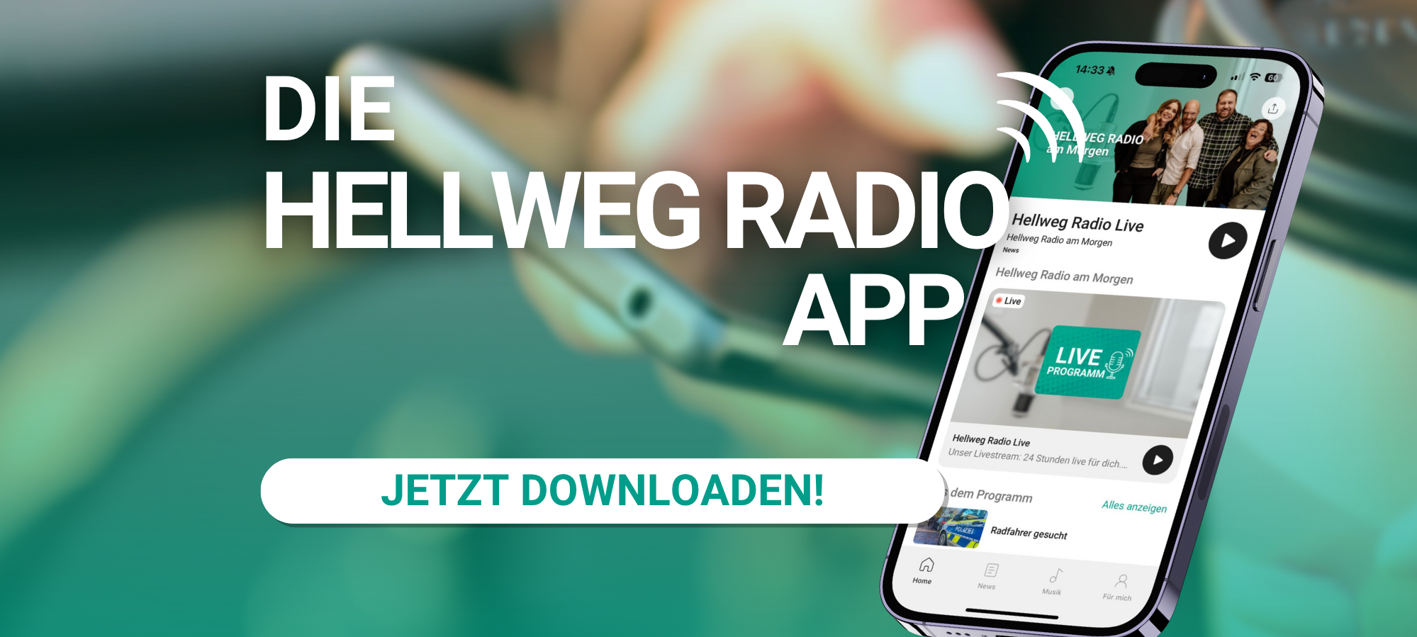 Die Hellweg Radio-App