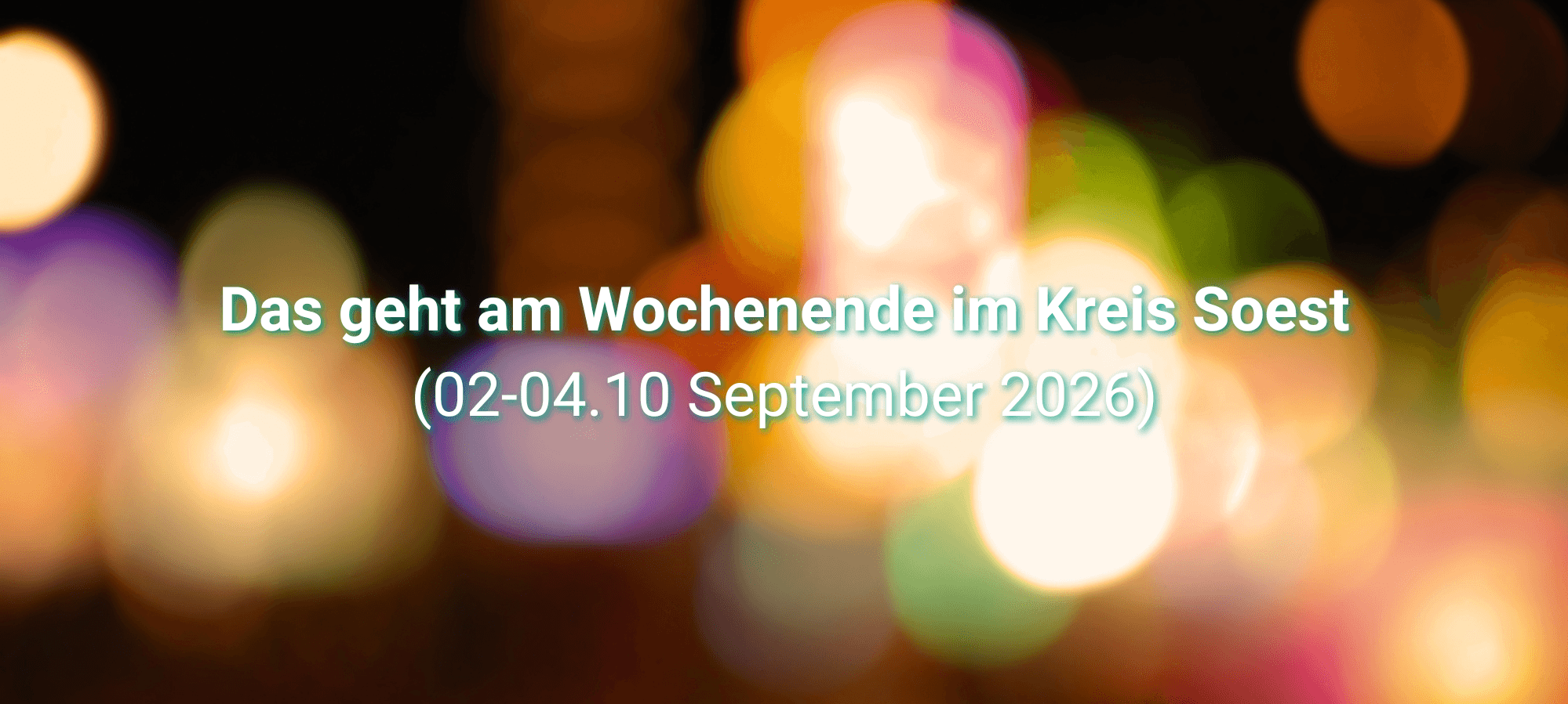 Volles Wochenende: Kirmessen, Märkte und Sport im Kreis